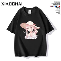 Black cotton short sleeve T-shirt