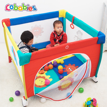 Childrens play fence protective fence baby crawling mat toddler portable fence infant and toddler indoor foldable bed