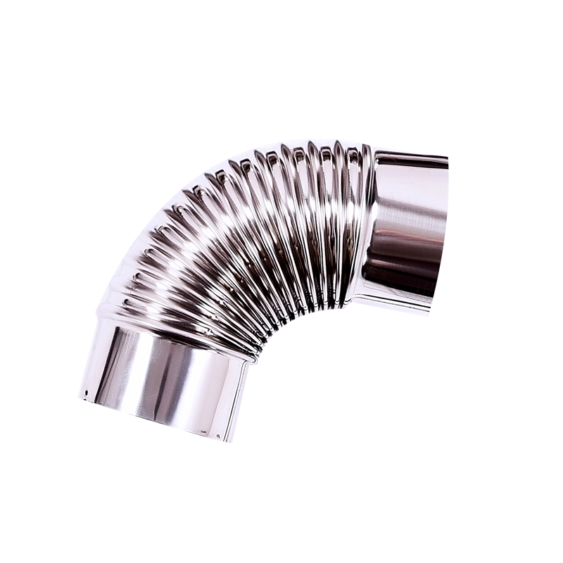 Stainless steel elbow oven joint return air stove chimney with adapter elbow various types of skewers position control color