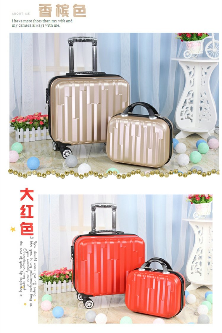 18 inch trẻ em nội trú hộp hành lý nữ phổ quát bánh xe đẩy trường hợp nam vali khóa sinh viên khóa hành lý nhỏ tùy chỉnh tui du lich