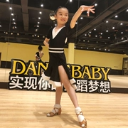 Dancebaby Trang phục khiêu vũ Latin trẻ em nữ ăn mặc mới nhảy xương cá tập thể dục quần áo hiệu suất quần áo DA571 - Khiêu vũ / Thể dục nhịp điệu / Thể dục dụng cụ