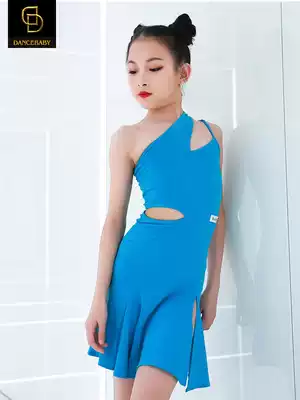 dancebaby2021 Latin dance clothes New Net red suit Latin dance girls practice dress DAS301