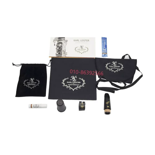 Карл Лейстер Кларин 18 Ключ KCL-1000G, покрытый розовым золотом, черные трубки черные трубки