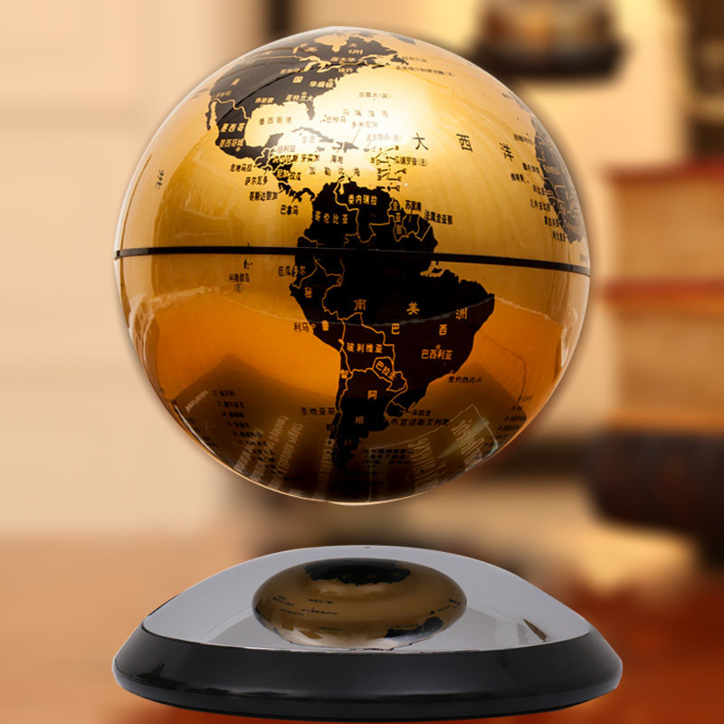Zhicheng Grand Maglev Globe's Rotation Office Desktop Book Room Swing Piece Company Creative Gift Home Furnishing Soft Dress Adornment Children Birthday Gift Business Gift