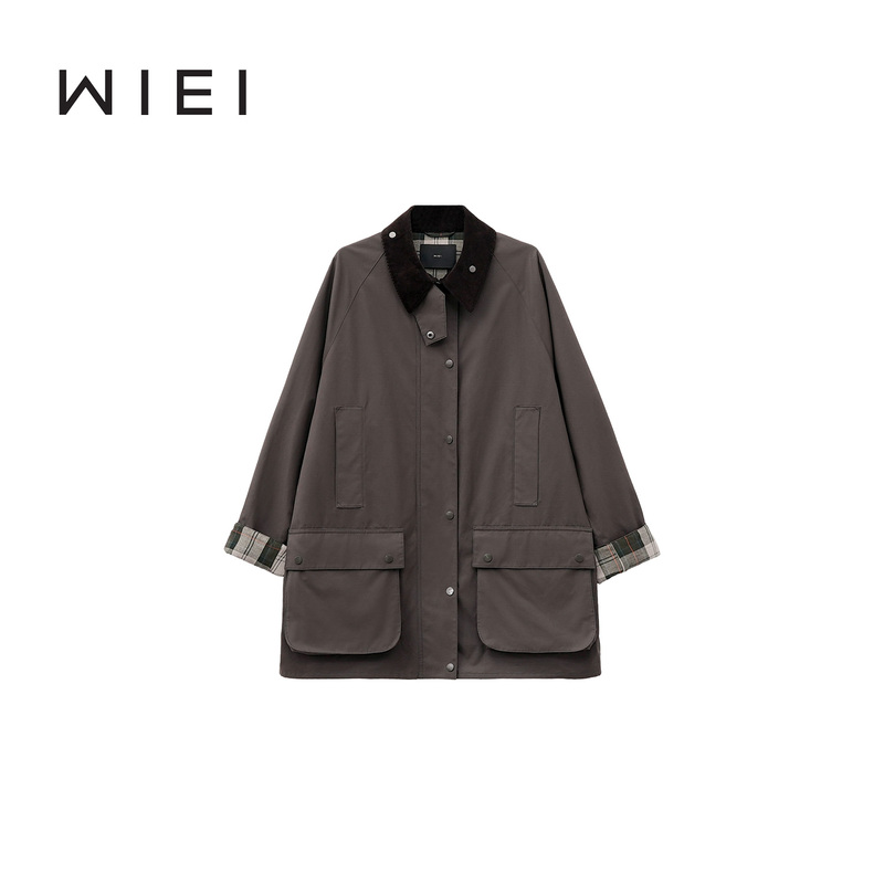 《Wi Ei》West Coast*100% Cotton Old Money Style Retro Multi-Pocket Oversized Workwear Jacket W26106068 《Wi Ei》West Coast*100% Cotton Old Money Style Retro Multi-Pocket Oversized Workwear Jacket W26106068