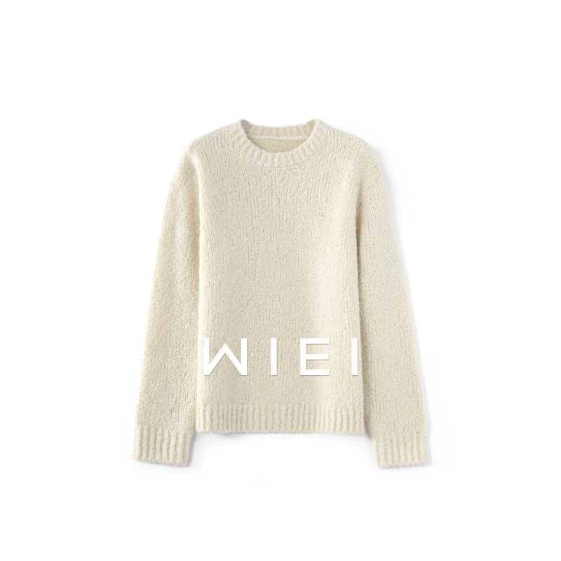 Rongrong Wiei Large Pom-Pom Version 2.0* Heavy Weight 100% Sheep Wool Knitted Sweater W26314017 Rongrong Wiei Large Pom-Pom Version 2.0* Heavy Weight 100% Sheep Wool Knitted Sweater W26314017