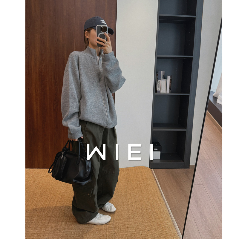 Rongrong Wiei Blogger Pants* American Retro Three-Dimensional Pocket Deconstructed Workwear Casual Jeans W26102398 Rongrong Wiei Blogger Pants* American Retro Three-Dimensional Pocket Deconstructed Workwear Casual Jeans W26102398