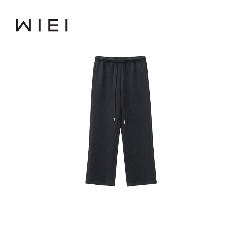 《Wi Ei》 Blogger's Summer Drawstring Comfortable Slimming Versatile Casual Loose Straight-Leg Casual Pants W26102136