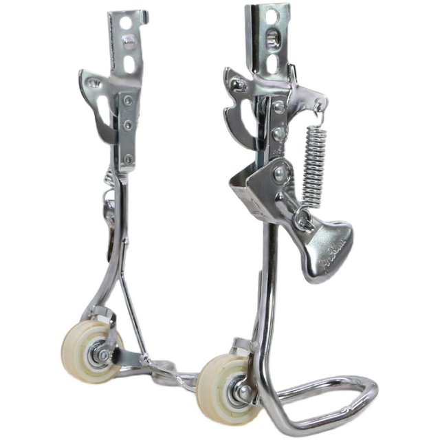 Electric Bicycle Kickstand, Electric Bike Ladder, Electric Bike Rear Foot Support Bracket, Thickened Type, Double Hole, Double Opening