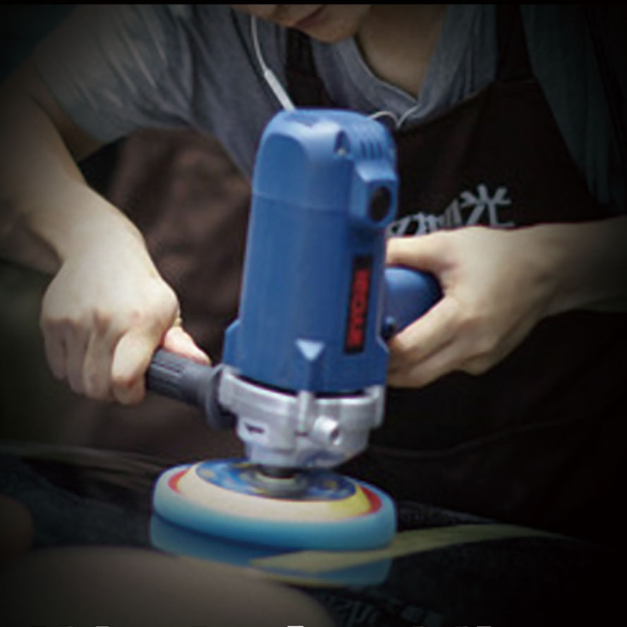 Car polishing seal glaze paint scratch repair Whole car polishing waxing brick and mortar package construction Wuxi