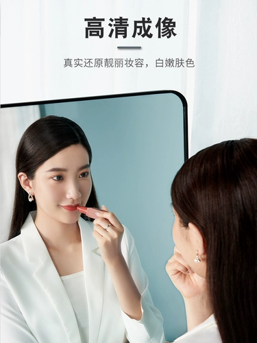 Зеркало в полный рост, зеркало для украшения дома в спальне, туалетное зеркало для девочек, настенное трехмерное зеркало, настенное напольное зеркало в общежитии