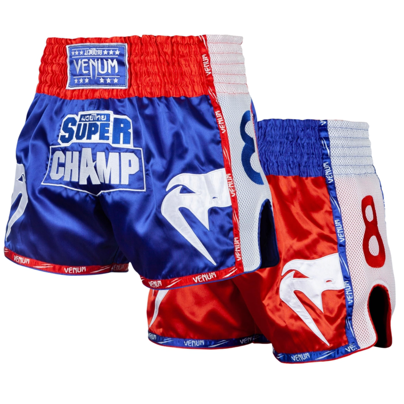Venom Tv8 Event Muay Thai Pants Fighting Pants Sanda Muay Thai Shorts Sports Fitness Unisex Combat Quick-Drying Micro-Elastic