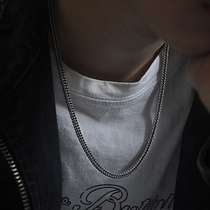 S925 Silver six-character truth Swastika fox tail Necklace made of old vintage Vajra amulet for men and women imported from Italy