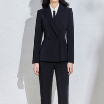 Black Suit Suit Women Business Positive Dress Temperament PROFESSIONAL CLOTHING SALES FLOOR 4s SHOP WORKING SUIT PROFESSIONAL SUITS