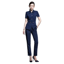 High-end Professional Clothing Suit Womens Summit Tempercament Short Sleeve Thin Suit Костюм Женский