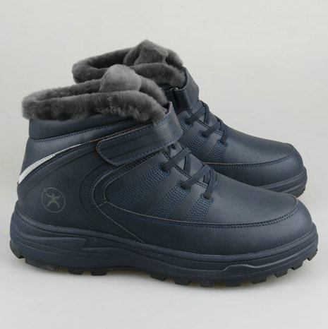 12 12 heirloom autumn winter new real wool plus suede warm boots comfortable mid-aged shoes slow shock non-slip