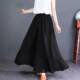 Draping white trendy chiffon wide-leg pants women's high waist summer thin section dance skirt pants yoga art Zen dance ancient style