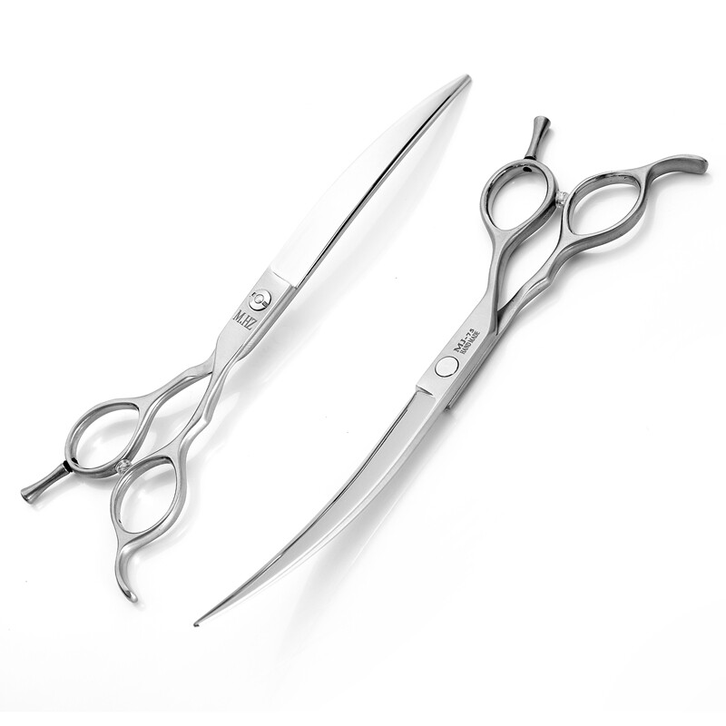 Pet Specialty Hair Scissors 7 0 Inch 7 5 Inch Bend Cut Pooch Pets Beauty Symmetric Shank Teething up and down