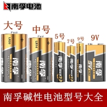 Nanfu alkaline 5 Number 7 Number of batteries No. 1 No. 2 No. 2 9V 2 9V square AAAA9 Number of energy Accumulated Rings 1 5V