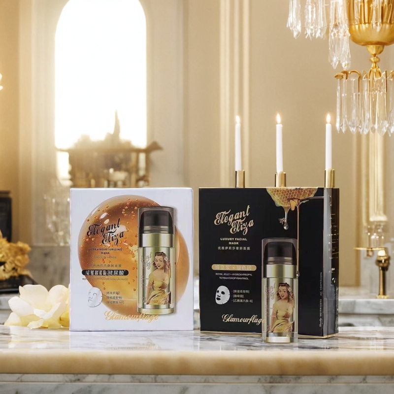 Granma Fran Honey Firming Mask 10 Pieces, Moisturizing, Firming, Lifting and Repairing, Two Facial Masks