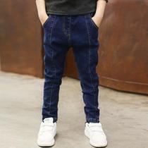 Children 3 plus cotton pants 4 plus velvet boys 10 winter 6 years old 5 children thickening 7-8 denim 9 outside Boys winter pants