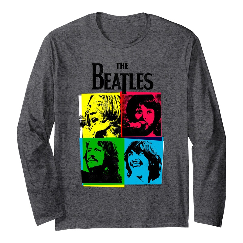 The Beatles, the Beatles, Alternative Rock Band, American Style, Autumn and Winter, Men's and Women's Pure Cotton Long-Sleeved T-Shirt The Beatles, the Beatles, Alternative Rock Band, American Style, Autumn and Winter, Men's and Women's Pure Cotton Long-Sleeved T-Shirt