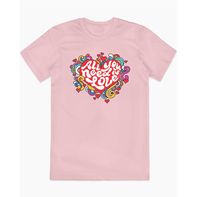 All You Need Is Love, All You Need Is Love, American Vintage Bintage Short-Sleeved T-Shirt