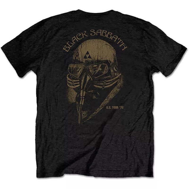 Black Sabbath Vol 4 Black Sabbath Metal Rock Band American Retro High Street Short-Sleeved T-Shirt