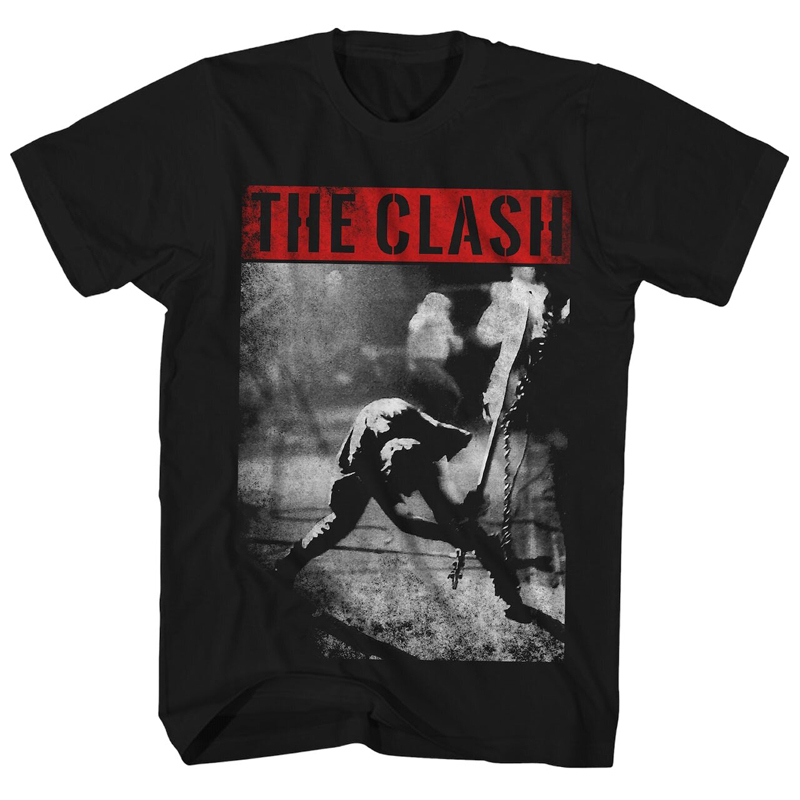The Clash Band London Calling Guitarist Rock Band High Street Short-Sleeve T-Shirt