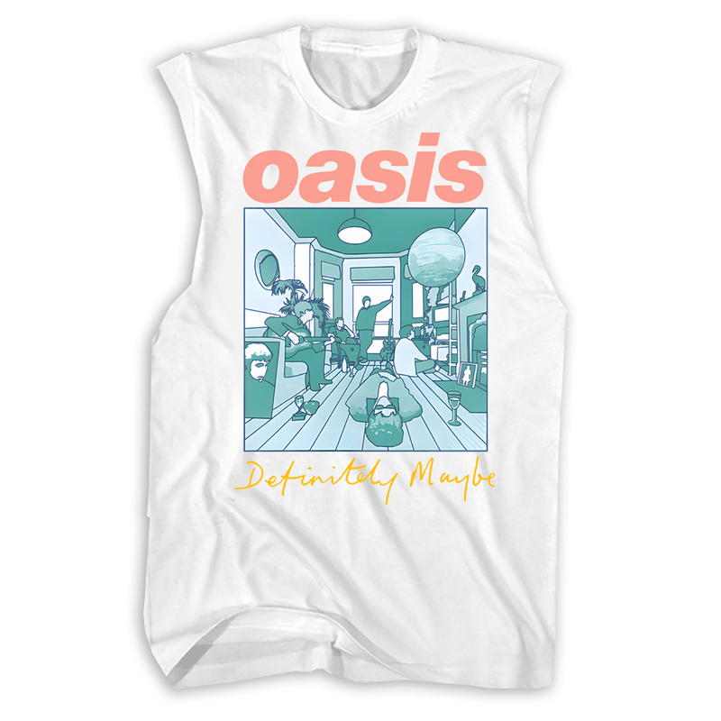 25 Years New Model Oasis Band Rock American Retro Fitness Men's Sleeveless T-Shirt Vest
