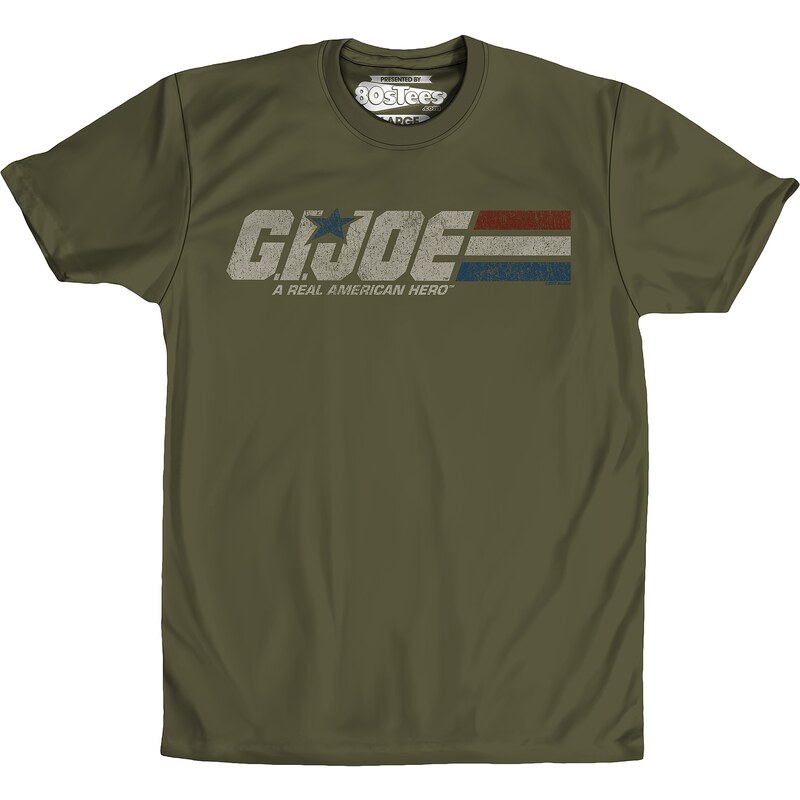 Anime Series Gijoe Special Forces Toys; Cobra Force Retro Men's Loose Casual T-Shirt