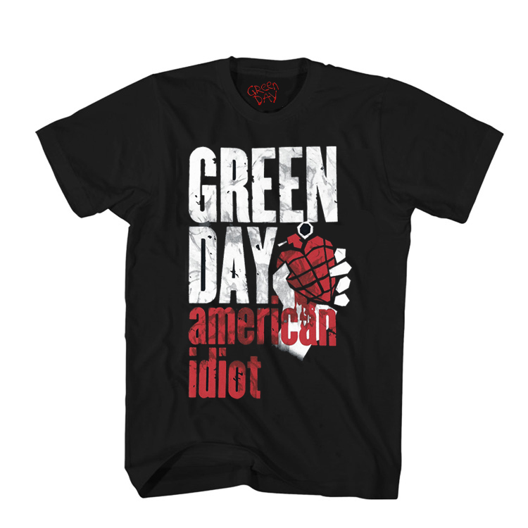New Green Day Rock Band Short-Sleeved Men's Punk Pure Cotton Clothing Classic T-Shirt T-Shirt