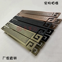 Chinese antique handle Xiangyun door handle Bronze handle Black glass door handle Hotel wooden door handle