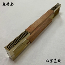 Custom glass door handle Chinese solid wood carving door handle black wooden door handle custom LOGO spot