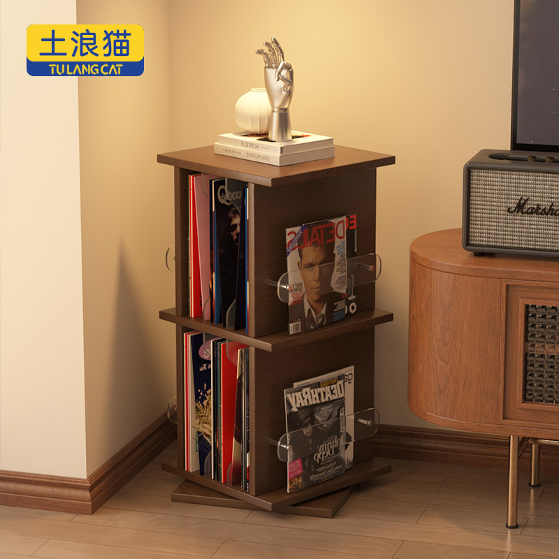 Rotating Record Storage Rack, Vinyl Record Cabinet, Acrylic Living Room Tape Display Rack, Cd Storage Rack, Album Placement