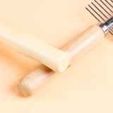 Петучная деревянная ручка с двойной расчесыванием, косметические продукты, собачья собака одноя ряд Комбс Плют