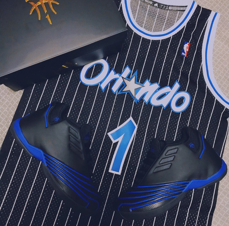 Rainbow Adidas t Mac 2 Mcgrady 2 Black and Blue Shock-Absorbing Anti-Slip Wear-Resistant Breathable Support Fx4992 Rainbow Adidas t Mac 2 Mcgrady 2 Black and Blue Shock-Absorbing Anti-Slip Wear-Resistant Breathable Support Fx4992