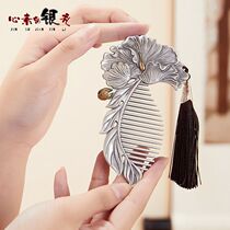 Sterling Silver Comb 999 Silver Comb Snow Silver Hair Comb Send Girlfriend Wife Birthday Gift