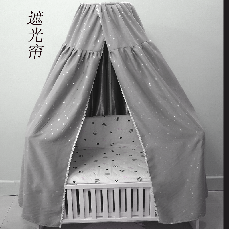 Bed mantle baby bed multifunctional mosquito net shading bedshield windshield baby tent cotton curtain all cotton bedding