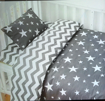 Custom pure cotton baby cot with multiple sets of kindergarten quilt cover quilt with core baby bed surrounding flower color optional and optional