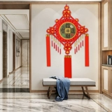 御赐品 Подвеска в китайском узле для гостиной, большая перегородчатая филигрань, подвеска в китайском стиле, новый дом, переезд, открытие нового дома