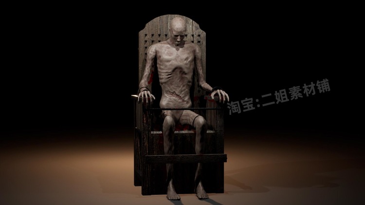图片[3]-Morbid Pack Volume 1死去角色道具恐怖人物刑具UE4虚幻5资产素材-cg男孩