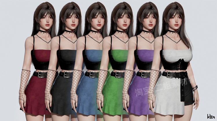 图片[6]-K-POP SERIES – Ryu可爱K-pop女孩Ryu3d模型颜色选择跳舞唱歌UE5-cg男孩