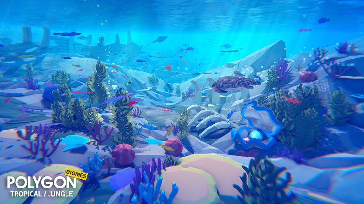图片[8]-POLYGON Nature Biomes Season One自然生物群落UE4虚幻5卡通资产-cg男孩