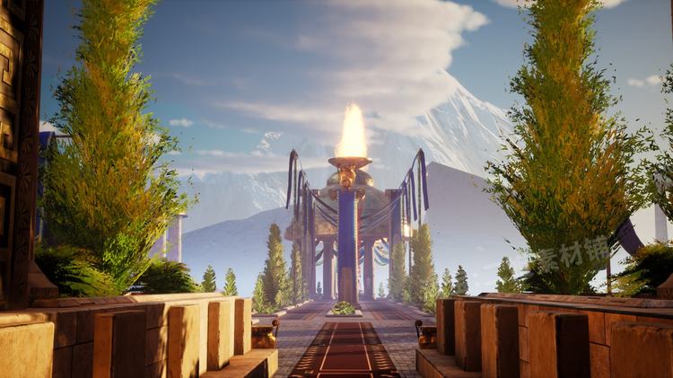 图片[6]-City of Gods古代奇幻游戏资产模块化建筑植物家具3D帐篷UE5岩石-cg男孩