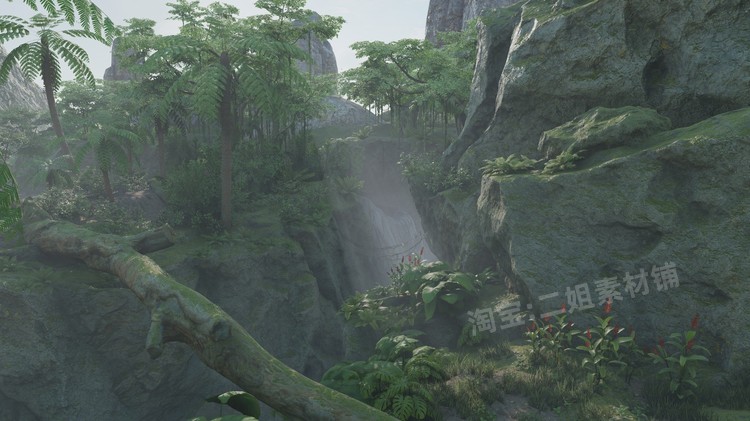 图片[12]-ropical Jungle Pack热带丛林UE4资产虚幻5植物岩石花草树木藤蔓-cg男孩