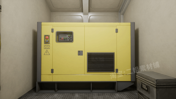 图片[15]-Nuclear Bomb Shelter末日核弹避难所模块化建筑家具环境UE5模型-cg男孩