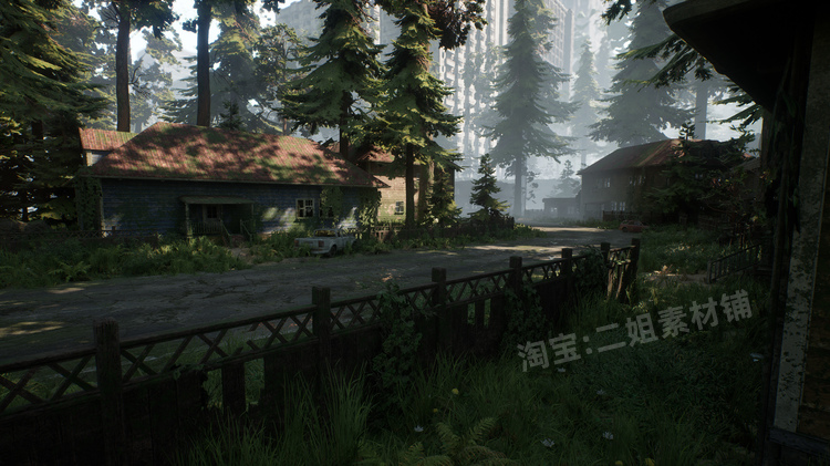 图片[16]-Post Apocalyptic City后世界末日城市UE4虚幻5建筑蓝图汽车模型-cg男孩