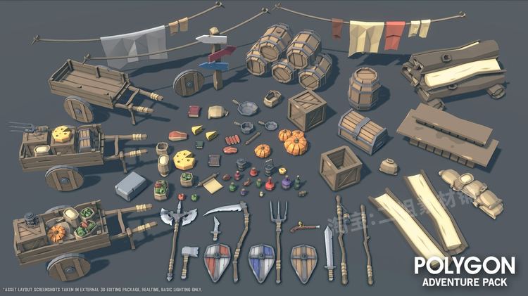 图片[11]-POLYGON Adventure Pack多边形冒险幻想主题资产包虚幻角色系统CG-cg男孩