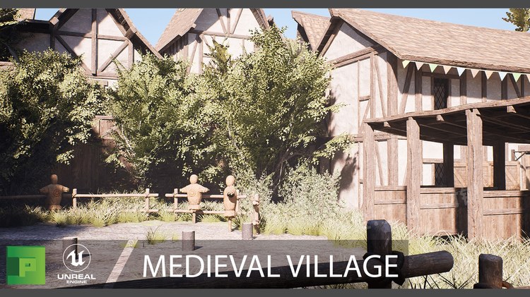 图片[9]-Medieval Village中世纪村庄UE4虚幻引擎环境模型游戏道具AAA资产-cg男孩